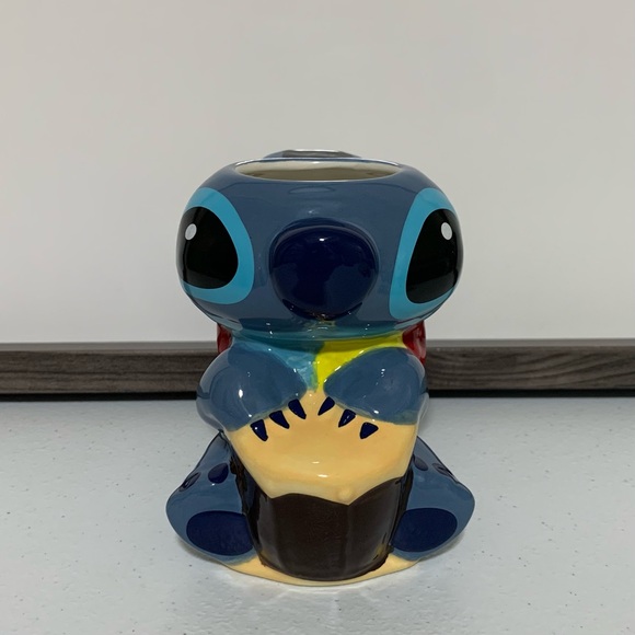 ZAK! Disney Lilo & Stitch Bongos Sculpted Ceramic Mug-15 Oz. - Picture 2 of 6